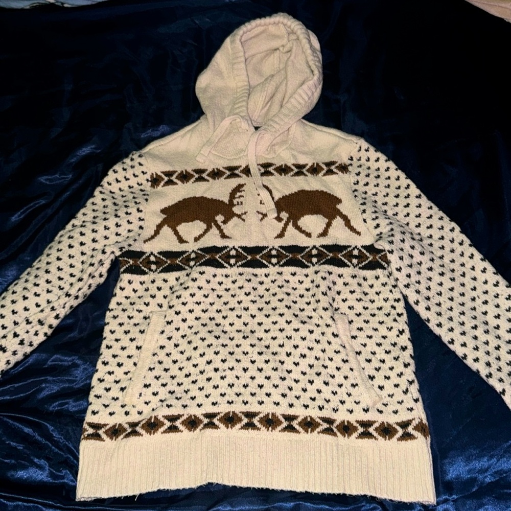 Nice winter sweater.